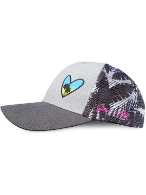 〽️Women Heart Floral Snapback Baseball Cap Beach Trucker Accessories Hats